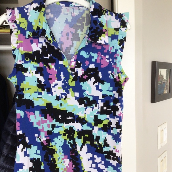 2 pieces! Bette & Court sleeveless golf/pickleball top(s) & Jamie Sadock Skort - Picture 2 of 4